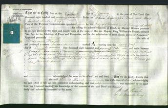 Deed by Married Women - Emma Pierce-Original Ancestry