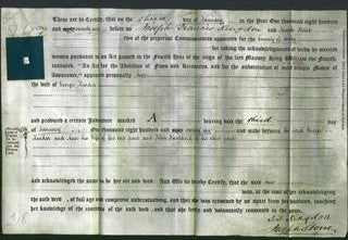 Deed by Married Women - Ann Kinder-Original Ancestry
