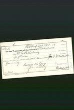 Wakefield, Massachusetts Payment Voucher - W E Pillsbury