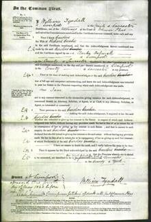 Court of Common Pleas - Caroline Crosbie-Original Ancestry