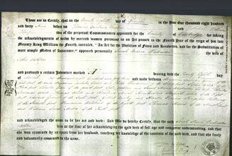 Deed by Married Women - Sarah Maria Woollaston Ashton-Original Ancestry