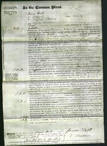 Court of Common Pleas - Mary Pegge, Hannah Kenneley-Original Ancestry