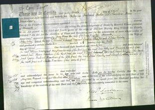 Deed by Married Women - Mary Ann Cowley, Hannah Odey, Sarah Dove and Elizabeth Helen Beesley-Original Ancestry