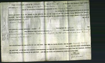 Deed by Married Women - Elizabeth Topping-Original Ancestry