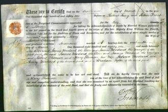 Deed by Married Women - Mary Thomson-Original Ancestry