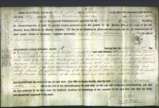 Deed by Married Women - Sarah Maria Woollaston Ashton-Original Ancestry