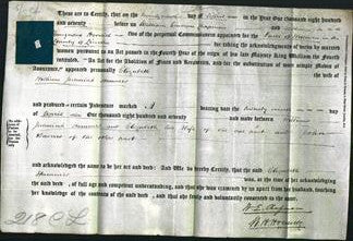 Deed by Married Women - Elizabeth Hammer-Original Ancestry