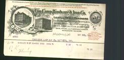 Letterhead - Van Camp Hardware & Iron Co.
