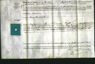 Deed by Married Women - Catherine Isabella Raincock-Original Ancestry