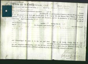 Deed by Married Women - Sarah Parr-Original Ancestry
