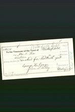 Wakefield, Massachusetts Payment Voucher - Asa A Fox