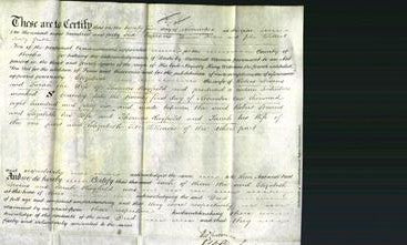Deed by Married Women - Elizabeth Stevens and Sarah Hayfield-Original Ancestry