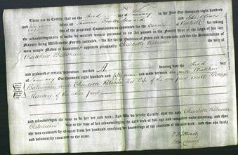 Deed by Married Women - Charlotte Rebecca Bateman-Original Ancestry