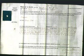 Deed by Married Women - Susannah Porter-Original Ancestry