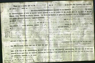 Deed by Married Women - Mary Potter, Emily Caroline Potter, Ann Johnston Potter-Original Ancestry