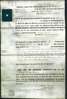 Deed by Married Women - Anna Maria Sawyer-Original Ancestry