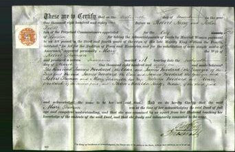 Deed by Married Women - Mary Thomson-Original Ancestry