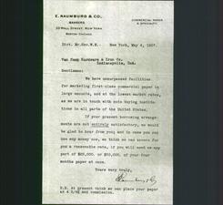 Letterhead - E. Naumburg & Co.