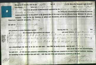 Deed by Married Women - Betsey Scarborough-Original Ancestry
