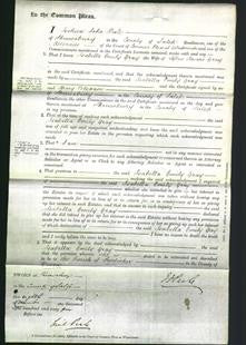 Court of Common Pleas - Isabella Emily Gray-Original Ancestry