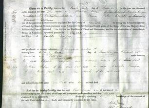 Deed by Married Women - Elizabeth Thompson-Original Ancestry