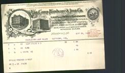 Letterhead - Van Camp Hardware & Iron Co.