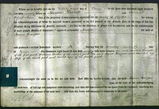 Deed by Married Women - Amelia Burgess-Original Ancestry
