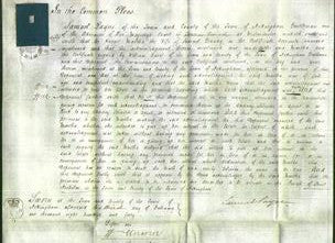 Court of Common Pleas - Martha Grundy-Original Ancestry