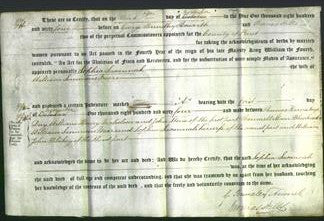 Deed by Married Women - Sophia Susannah Meers-Original Ancestry
