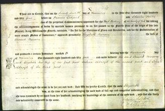 Deed by Married Women - Elizabeth Pearson-Original Ancestry