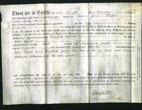 Deed by Married Women - Elizabeth Gomer Powell-Original Ancestry