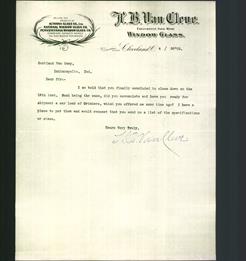 Letterhead - H.B. Van Cleve