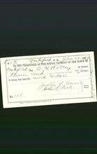 Wakefield, Massachusetts Payment Voucher - C H Willey