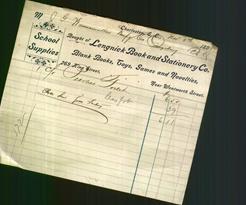 Business Letterhead - Lengnick Book and Stationery Company