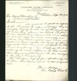 Letterhead - VanCamp Glass Company