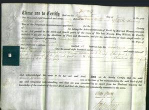 Deed by Married Women - Anne Williams-Original Ancestry