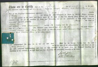 Deed by Married Women - Mary Swain-Original Ancestry