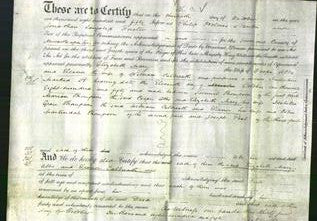 Deed by Married Women - Elizabeth Mary Abbs and Eleanor Calbreath-Original Ancestry