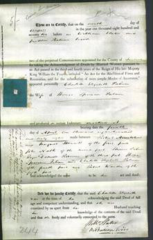 Deed by Married Women - Charlotte Elizabeth Palmer-Original Ancestry
