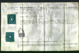 Deed by Married Women - Eliza Lewins-Original Ancestry