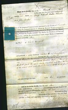 Deed by Married Women - Ann Brundrett-Original Ancestry
