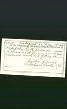 Wakefield, Massachusetts Payment Voucher - C H Jenness