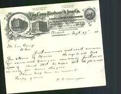 Letterhead - Van Camp Hardware & Iron Co.