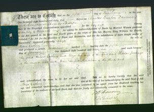 Deed by Married Women - Eliza Gostling-Original Ancestry