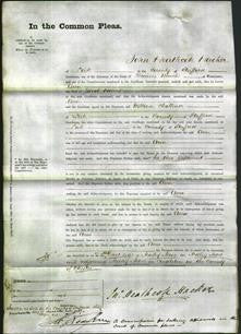 Court of Common Pleas - Ann Howes-Original Ancestry