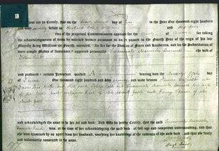 Deed by Married Women - Susannah Marwick Dennett Reid-Original Ancestry