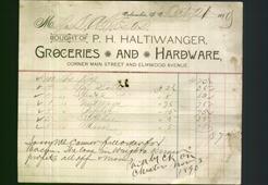 Business Letterhead - P. H. Haltiwanger