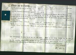 Deed by Married Women - Elizabeth Hobson-Original Ancestry