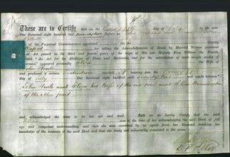 Deed by Married Women - Eliza Neale-Original Ancestry