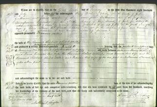 Deed by Married Women - Frances Willis-Original Ancestry